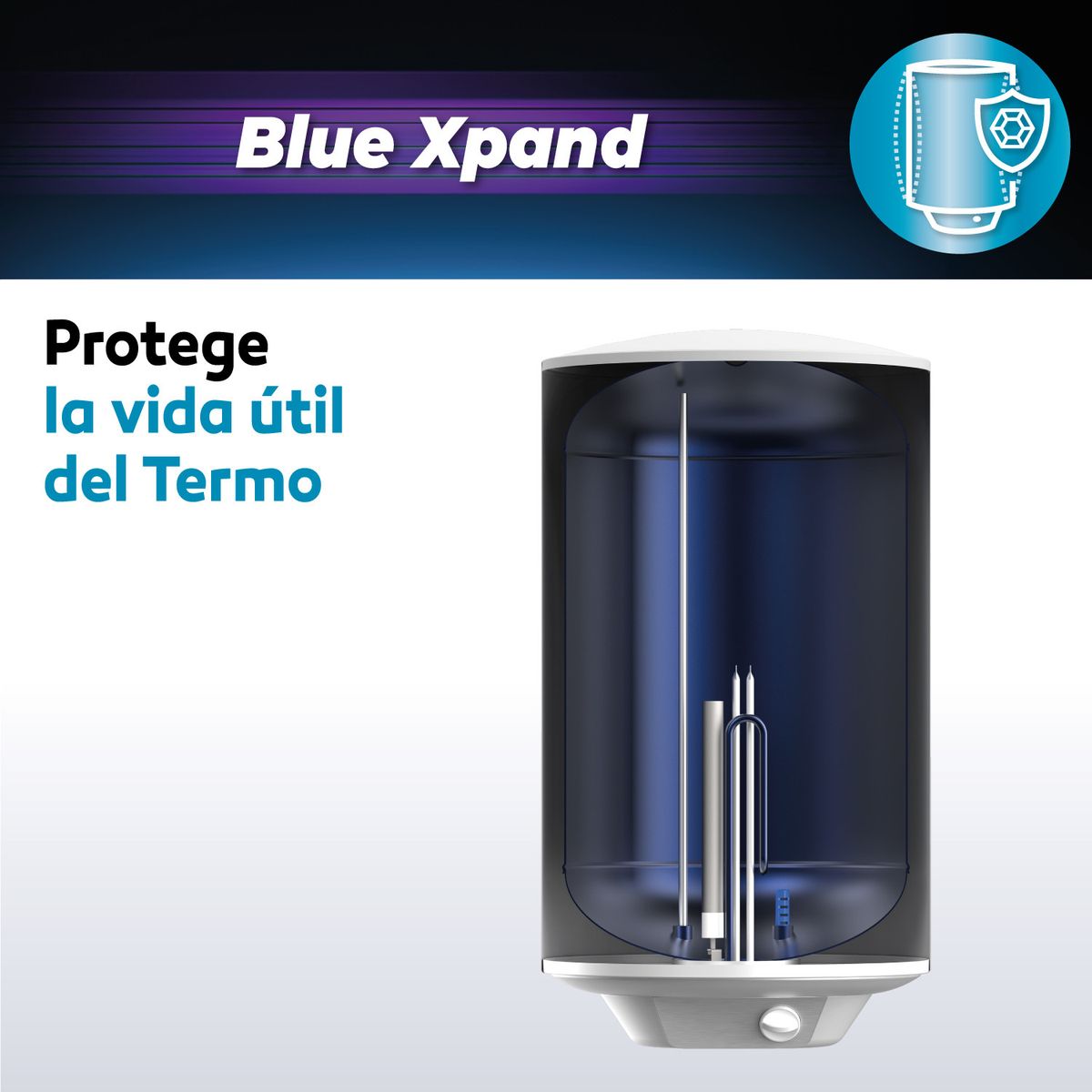 SPLENDID - Termo Eléctrico 100 Litros 1500 W de Muro