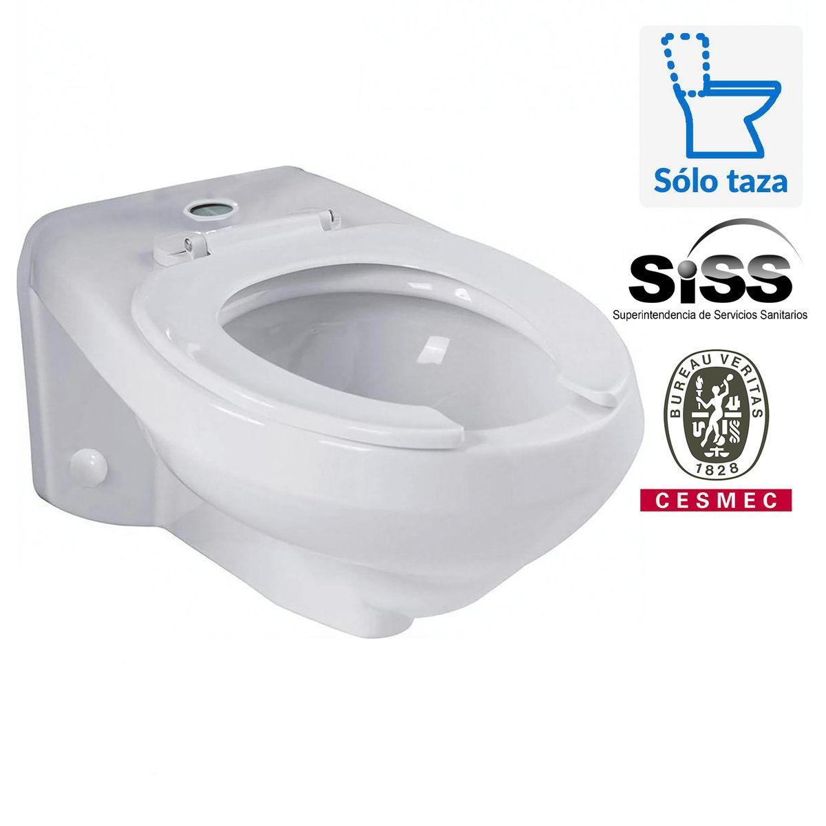 CORONA - Sanitario One piece 30,5 cm 4.8 Litros Erie Blanco