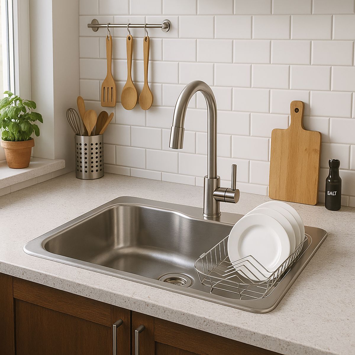 FDV - Lavaplatos Bajo Cubierta 1 Cubeta(s) 46.5x21x73 cm Acero inoxidable