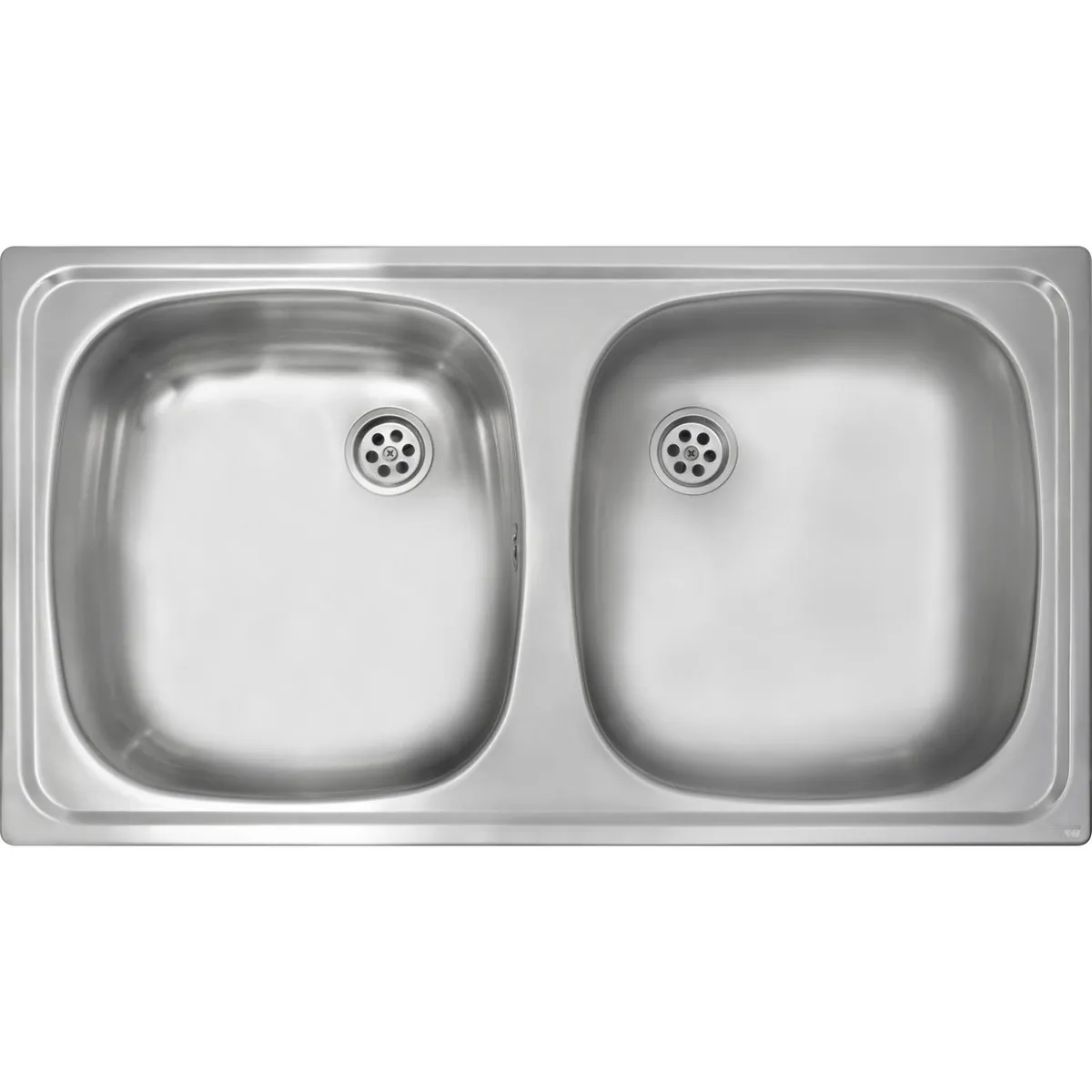 TEKA - Lavaplatos Empotrado 2 Cubeta(s) 80x13.8x44 cm Acero inoxidable