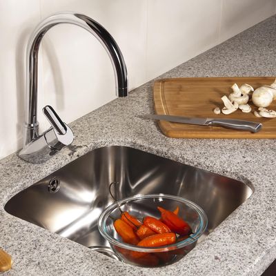 Imagen 2 del producto Lavaplatos Bajo Cubierta 1 Cubeta(s) 43.3x18x43.3 cm Acero inoxidable