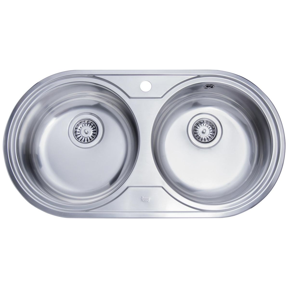 TEKA - Lavaplatos Empotrado 2 Cubeta(s) 84x18.5x44 cm Acero inoxidable