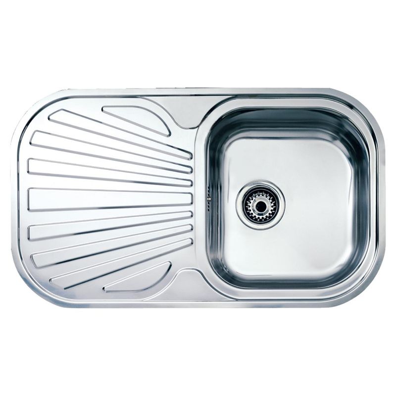 TEKA - Lavaplatos Empotrado 1 Cubeta(s) 83x16.5x48.5 cm Acero inoxidable