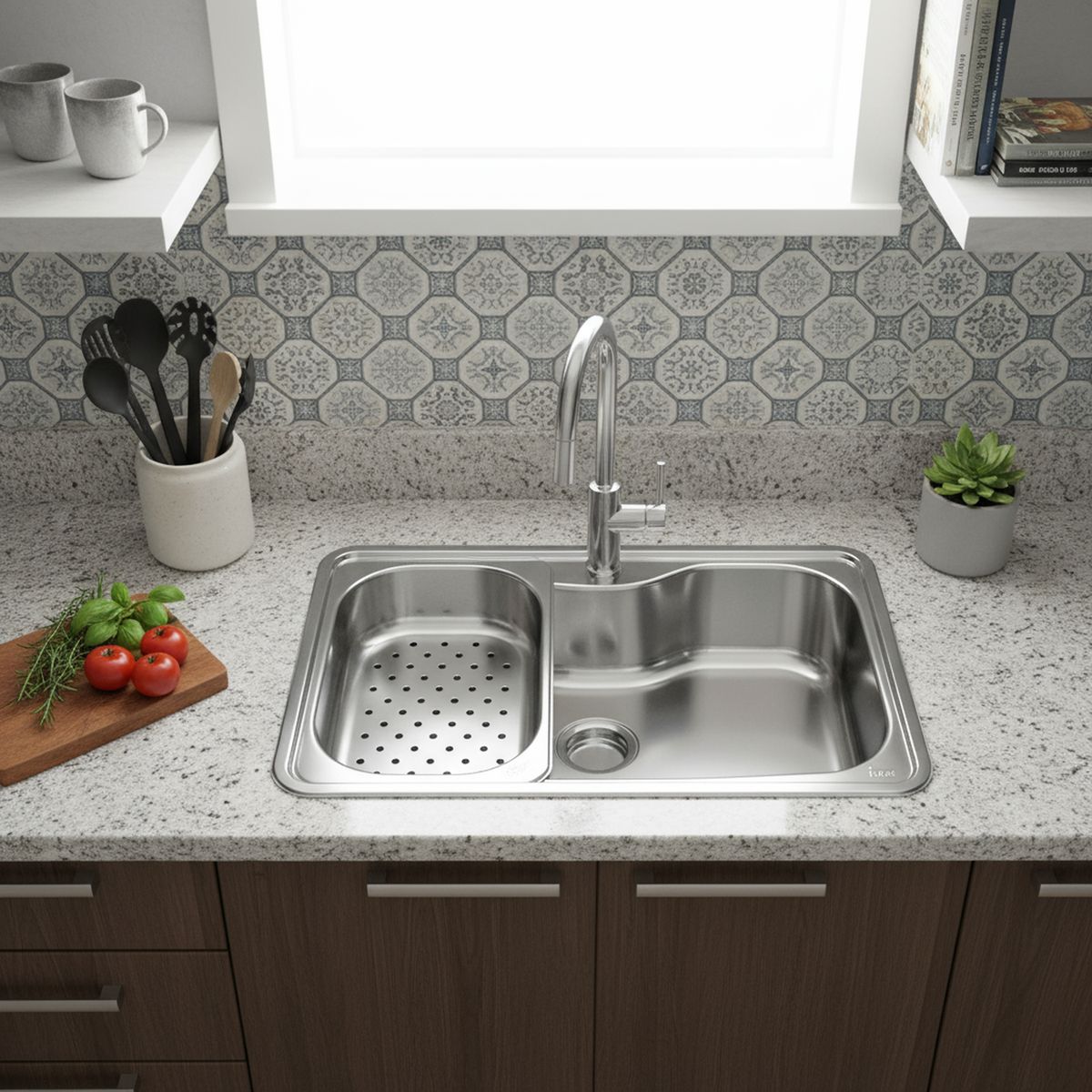 TEKA - Lavaplatos Empotrado 1 Cubeta(s) 79.5x22.5x49.5 cm Acero inoxidable