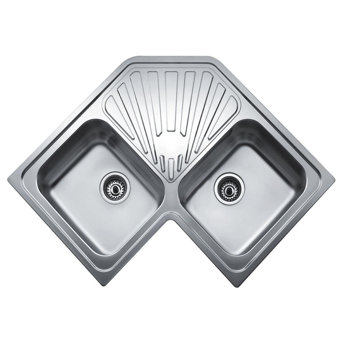 TEKA - Lavaplatos Empotrado 2 Cubeta(s) 83x22x50 cm Acero inoxidable