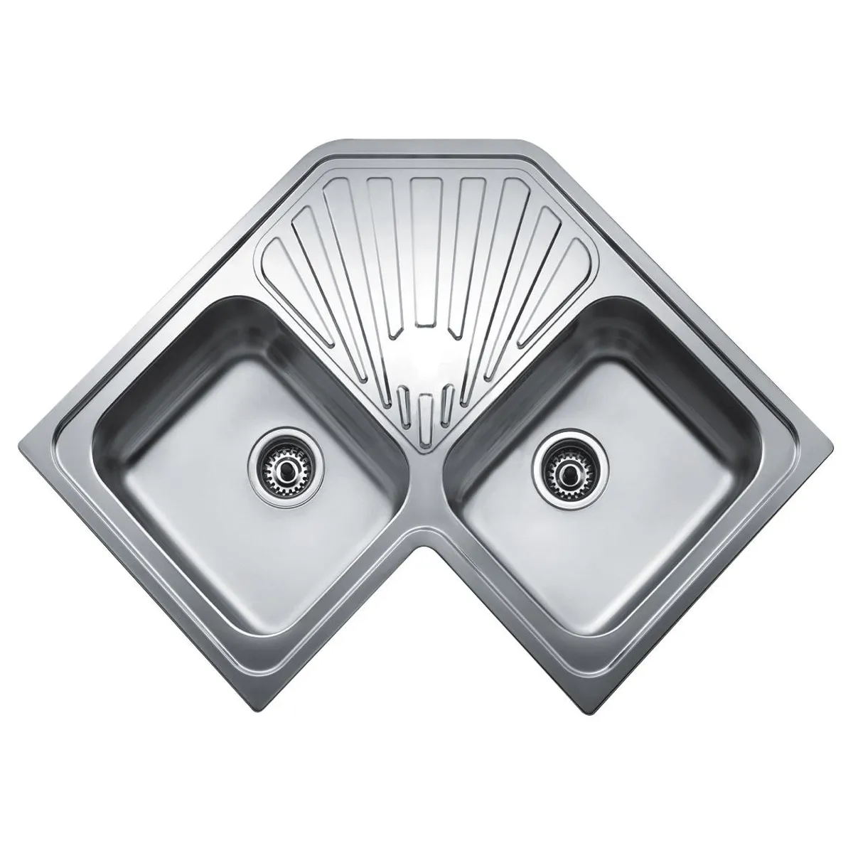 TEKA - Lavaplatos Empotrado 2 Cubeta(s) 83x22x50 cm Acero inoxidable