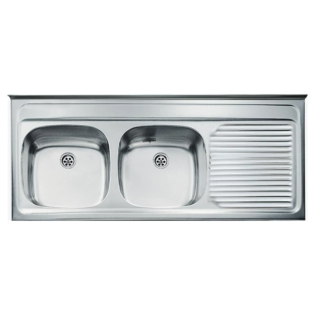 TEKA - Lavaplatos Sobreponer Derecho 2 Cubeta(s) 120x15.5x50 cm Acero inoxidable