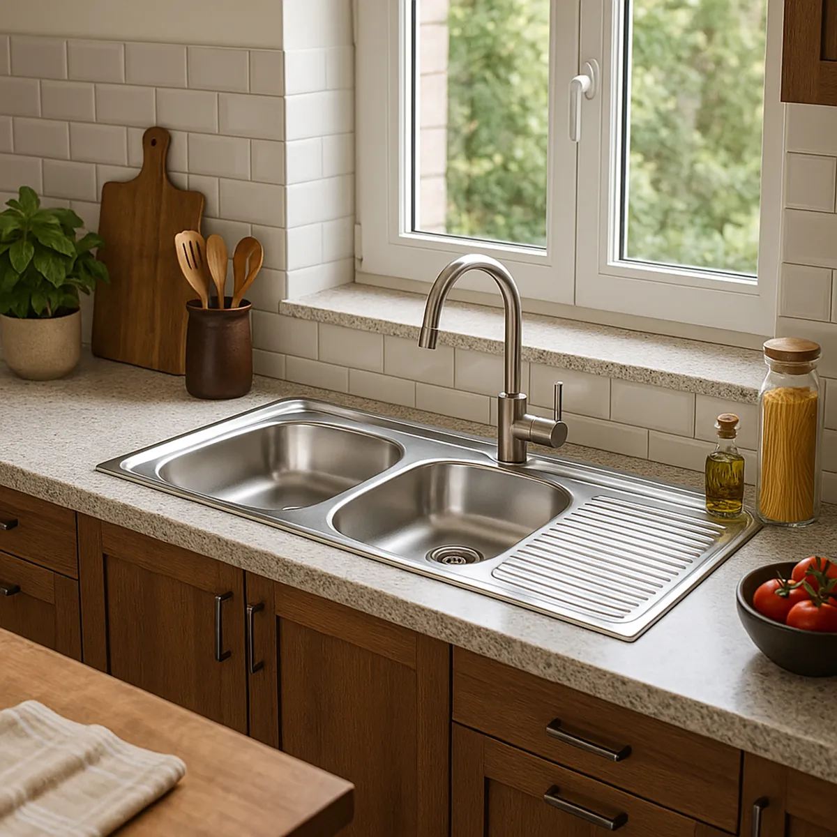 TEKA - Lavaplatos Sobreponer Derecho 2 Cubeta(s) 120x15.5x50 cm Acero inoxidable