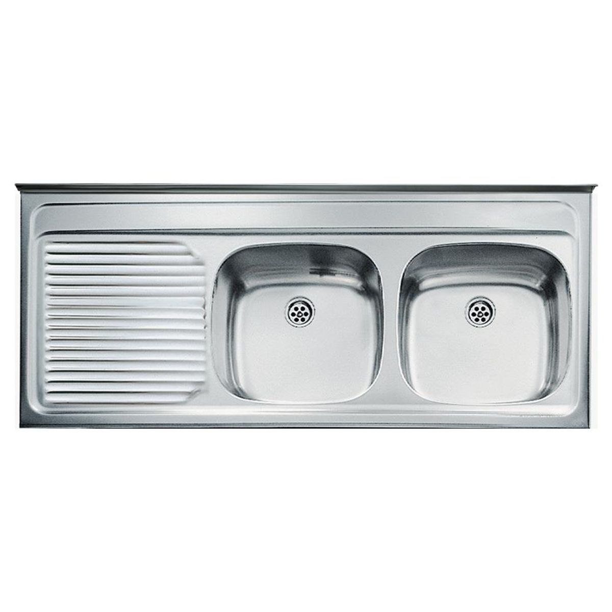 TEKA - Lavaplatos Sobreponer 2 Cubeta(s) 120x15.5x50 cm Acero inoxidable