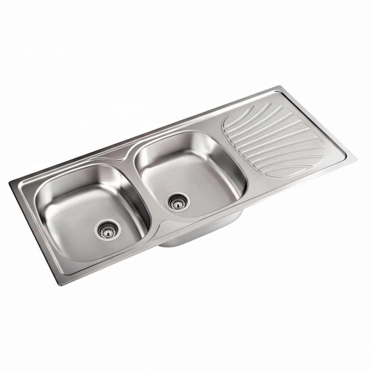 TRAMONTINA - Lavaplatos 2 Cubeta(s) 123.5x15x43 cm Acero inoxidable