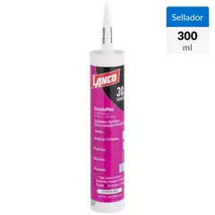 LANCO - Sellador acrílico multiuso 300 ml blanco