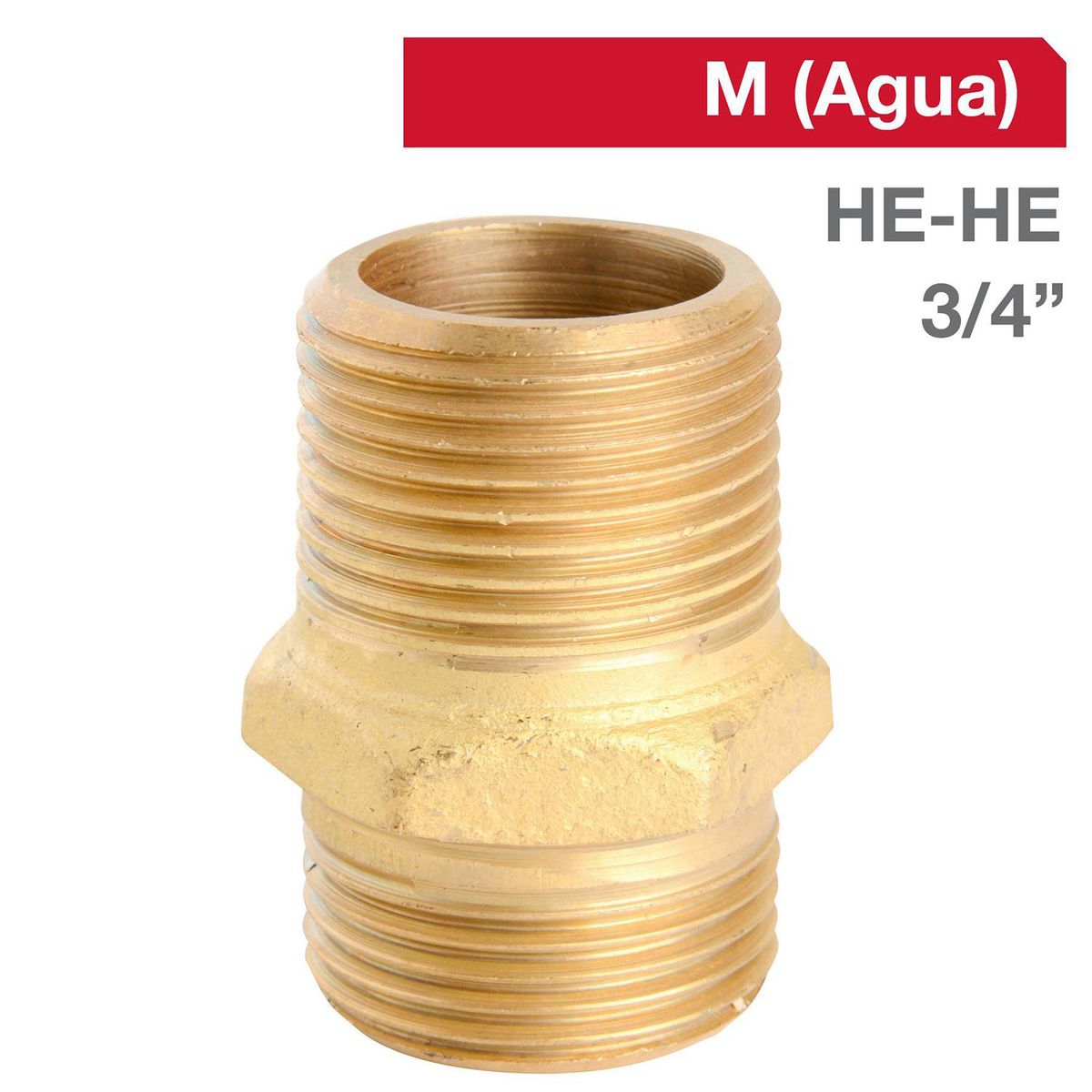 GRIFESA - Niple Bronce HE/HE 3/4" 1u