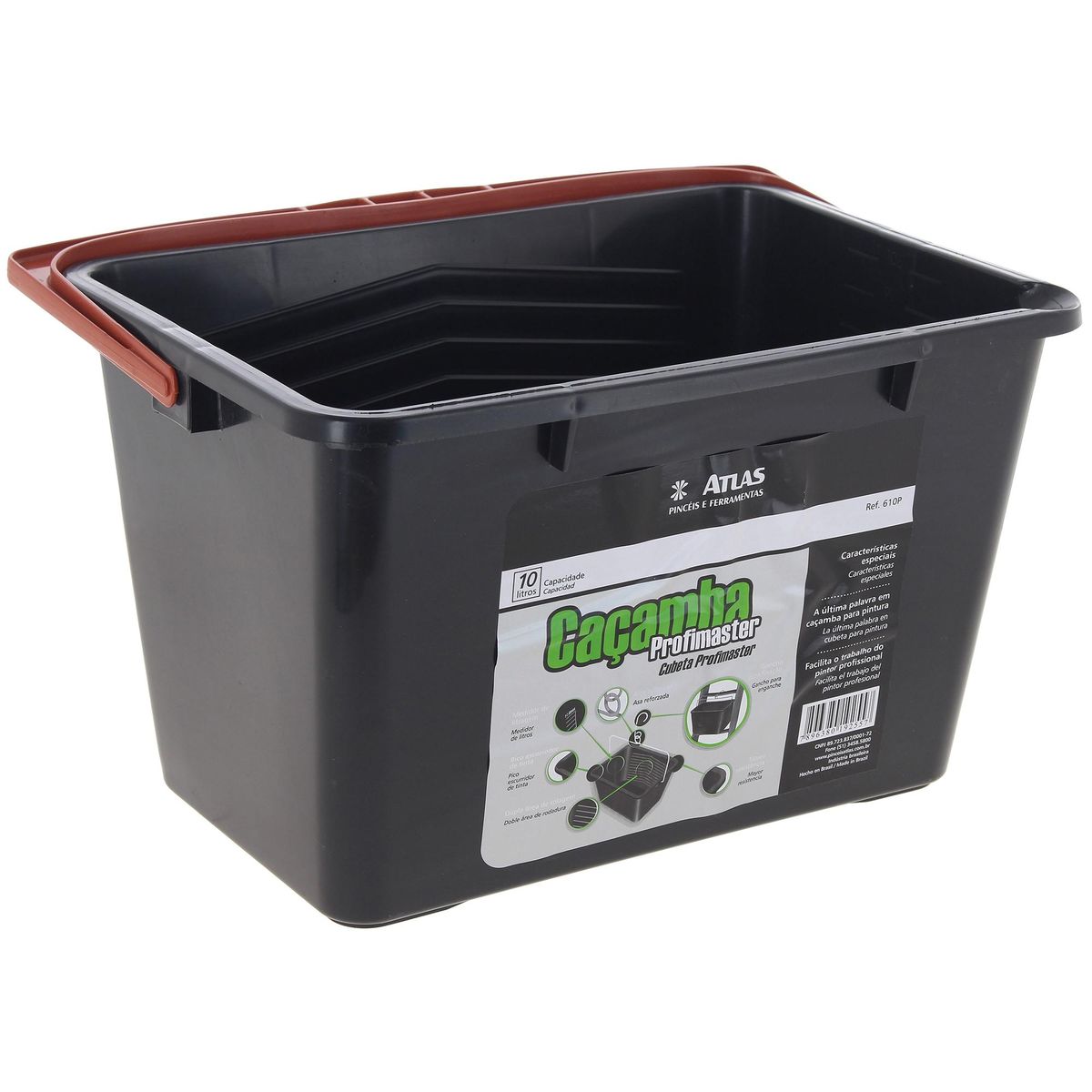 ATLAS - Balde para pintura plástico 10 l