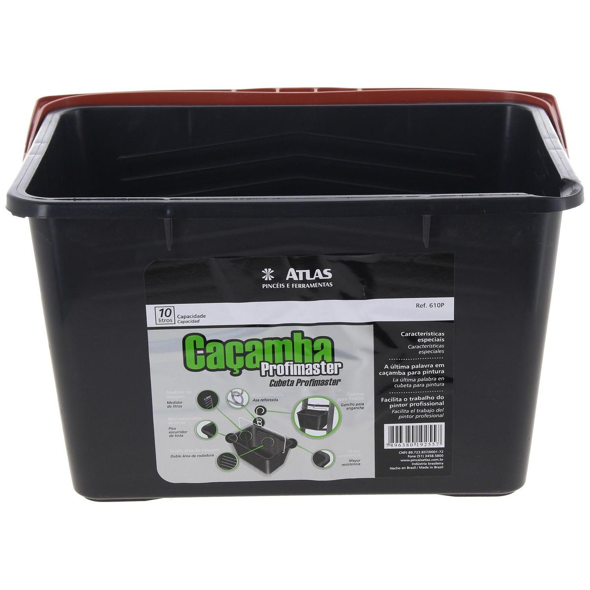 ATLAS - Balde para pintura plástico 10 l