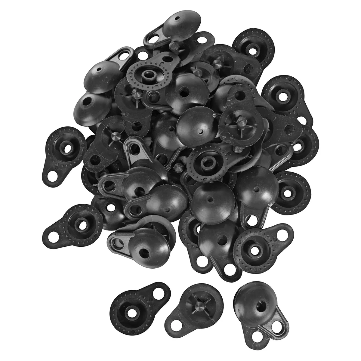 MARIENBERG - 25 unidades broches malla Raschel