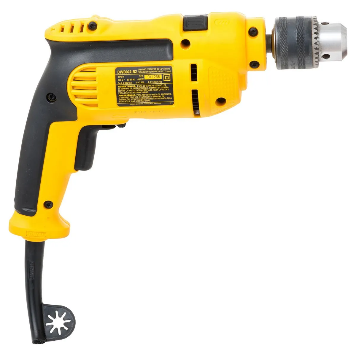 DEWALT - Taladro Percutor Eléctrico 13 mm 650 W 220 V