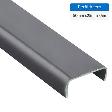 Perfil Canal Acero 50x3 mm 6 m