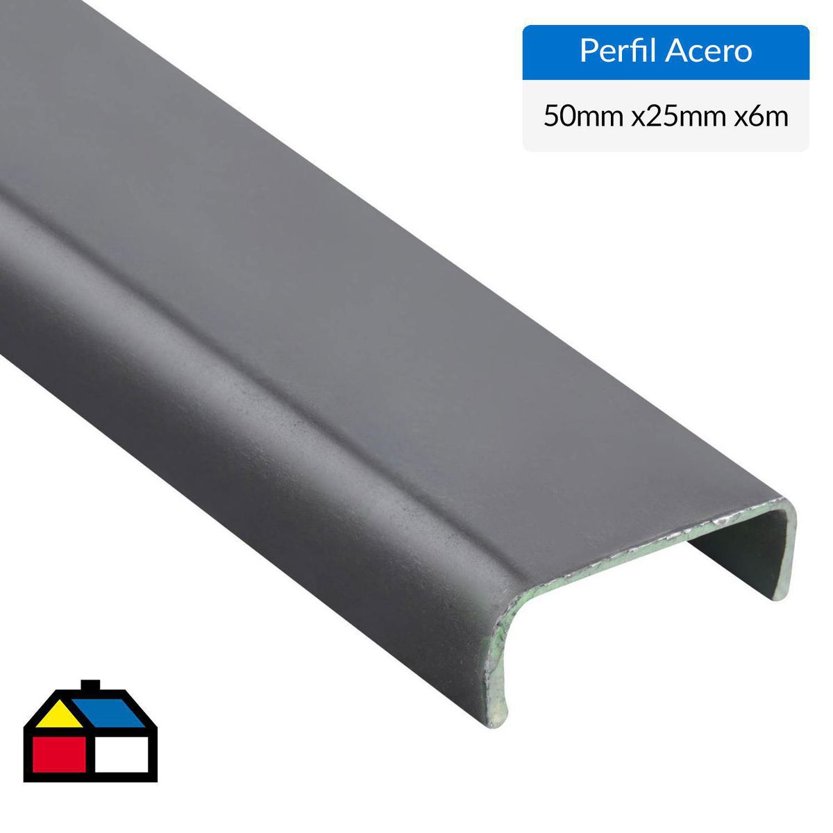 GENERICO - Perfil Canal Acero 50x25x3mm 6 m
