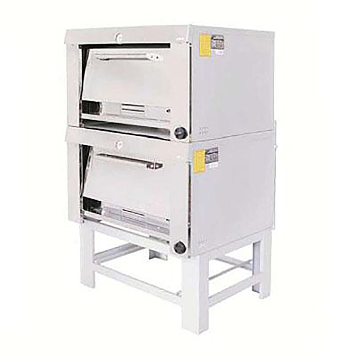 MAIGAS - Horno industrial a gas 2 cámaras 65x65 silver