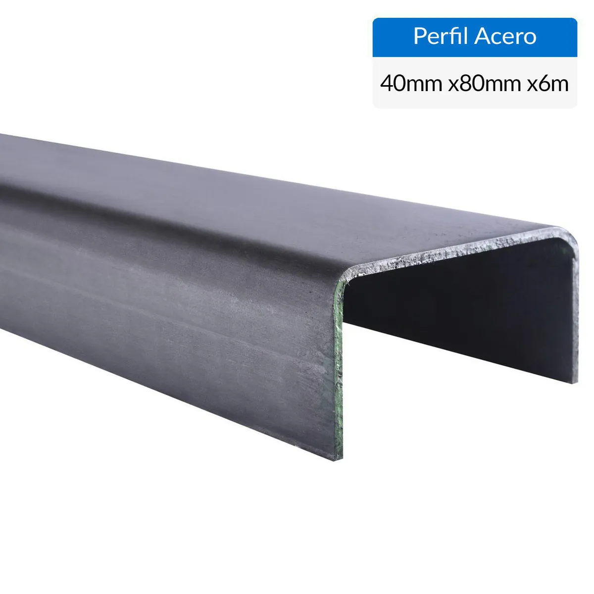 GENERICO - Perfil Canal Acero 80x40x3mm 6 m