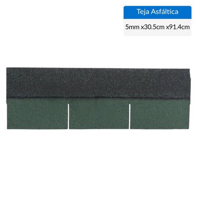 Teja asfltica gravillada 305x914 mm 3,1 m2 Classic