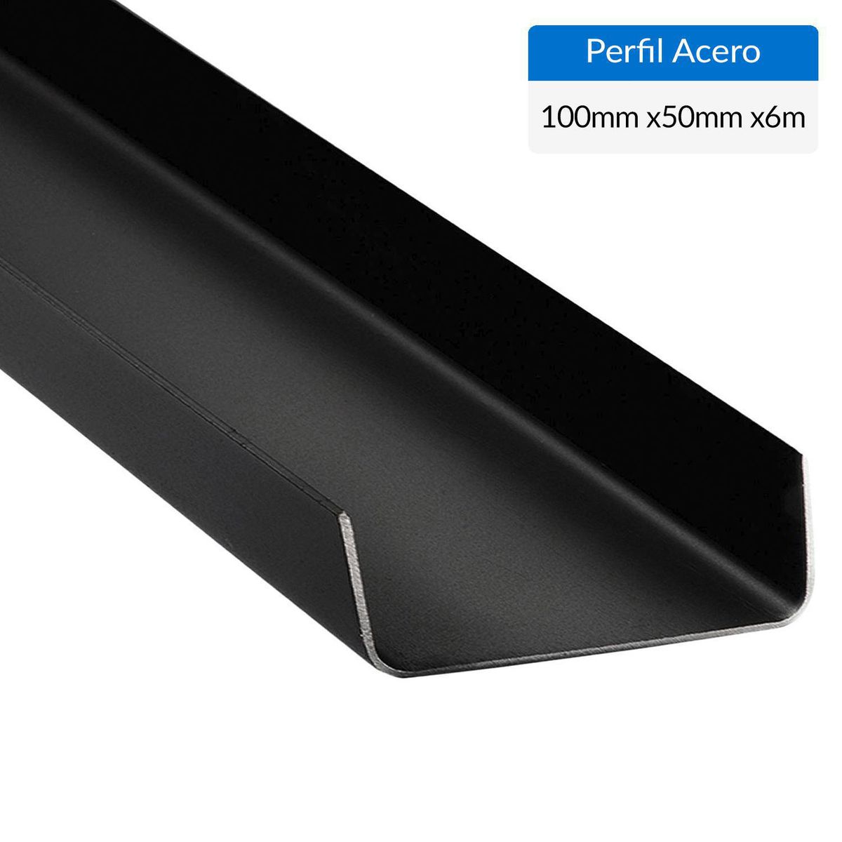 GENERICO - Perfil Canal Acero 100x50x2mm 6 m