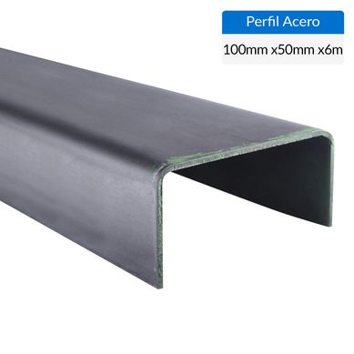 Perfil Canal Acero 100x3 mm 6 m