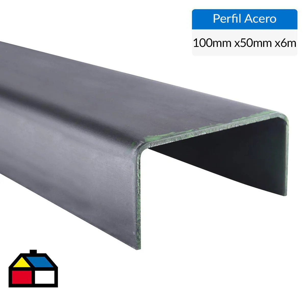 GENERICO - Perfil Canal Acero 100x50x3mm 6 m