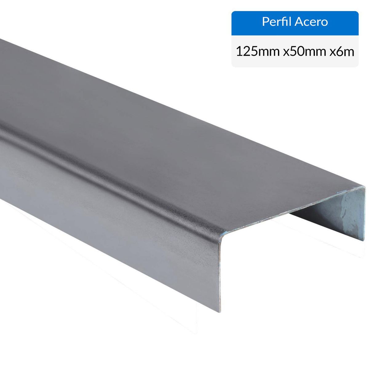 GENERICO - Perfil Canal Acero 125x50x2mm 6 m