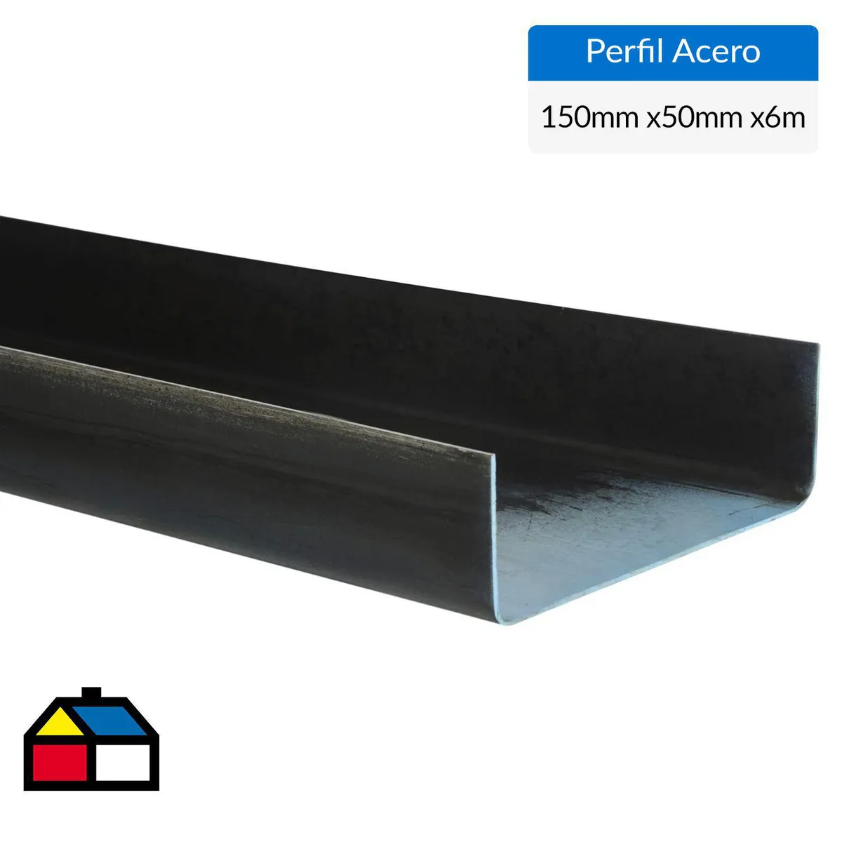 GENERICO - Perfil Canal Acero 150x50x2mm 6 m