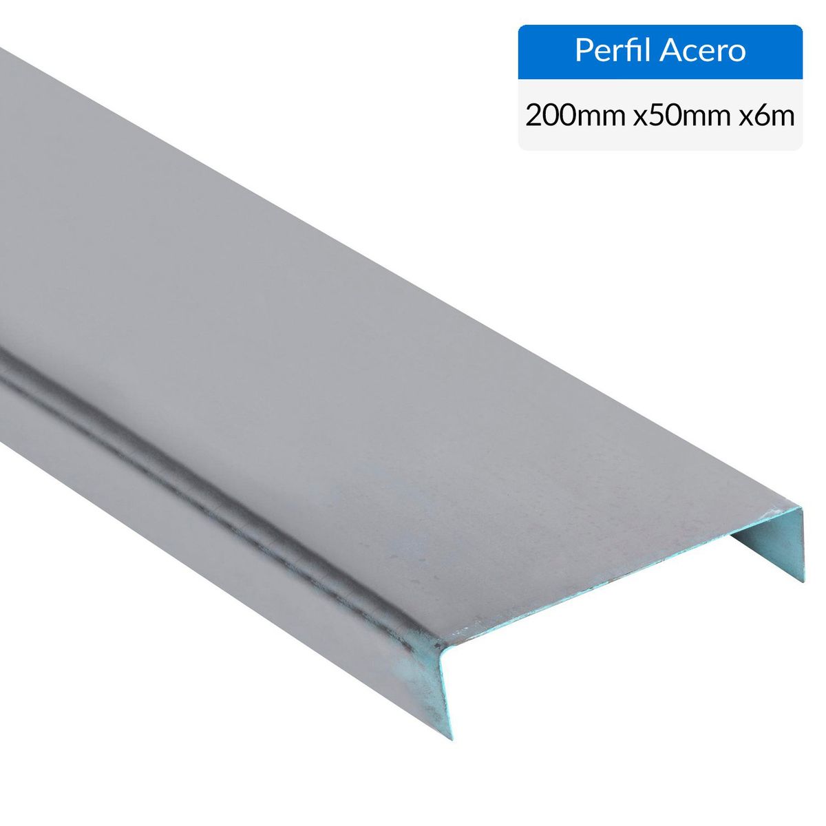 GENERICO - Perfil Canal Acero 200x50x2mm 6 m
