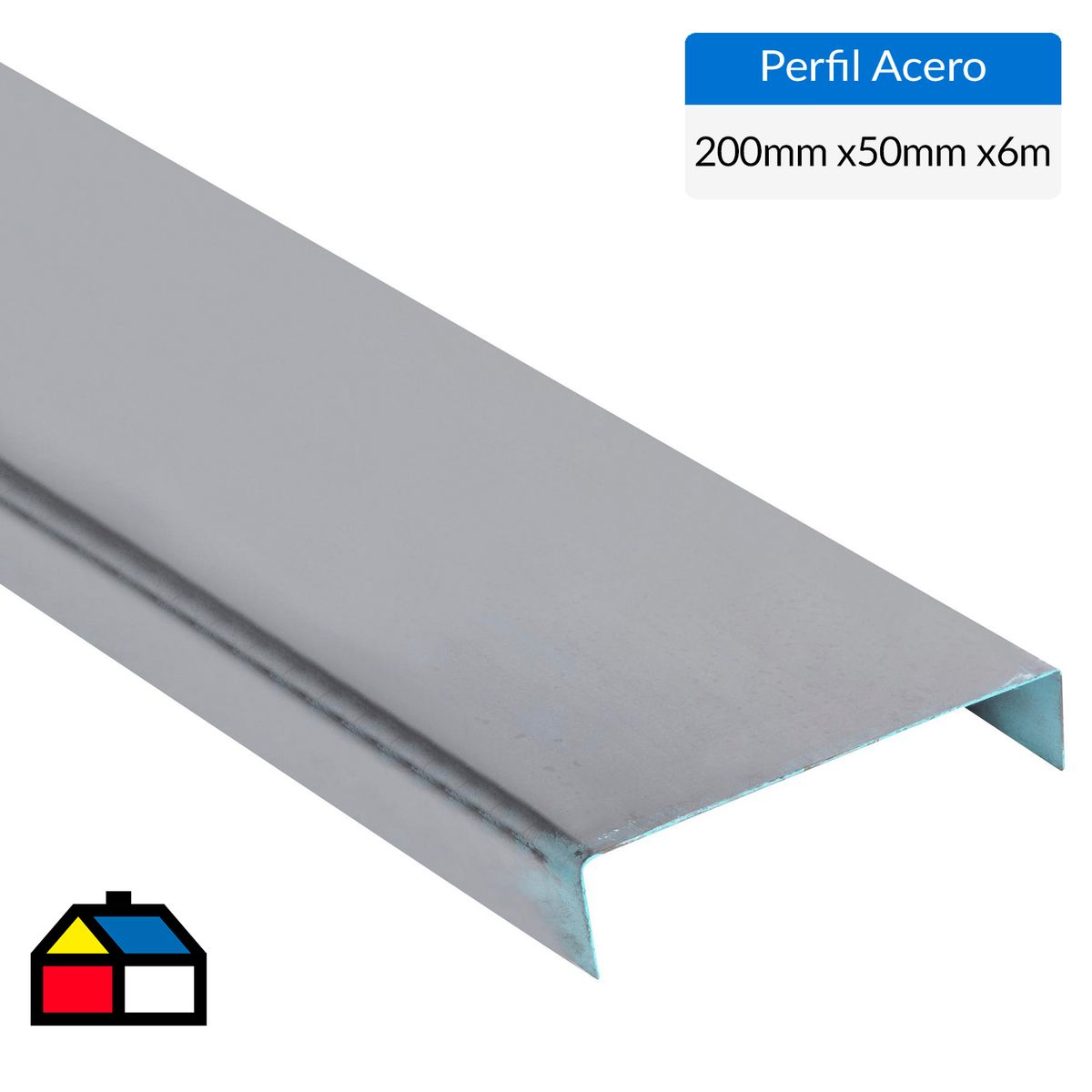 GENERICO - Perfil Canal Acero 200x50x2mm 6 m