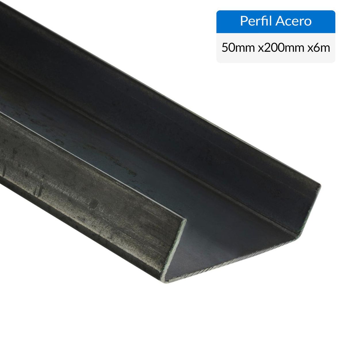 GENERICO - Perfil Canal Acero 200x50x3mm 6 m