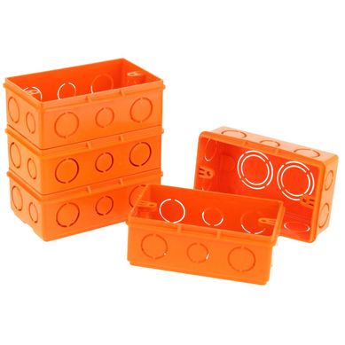 Set de cajas de distribucin embutidas 16x20x25 mm 5 unidades