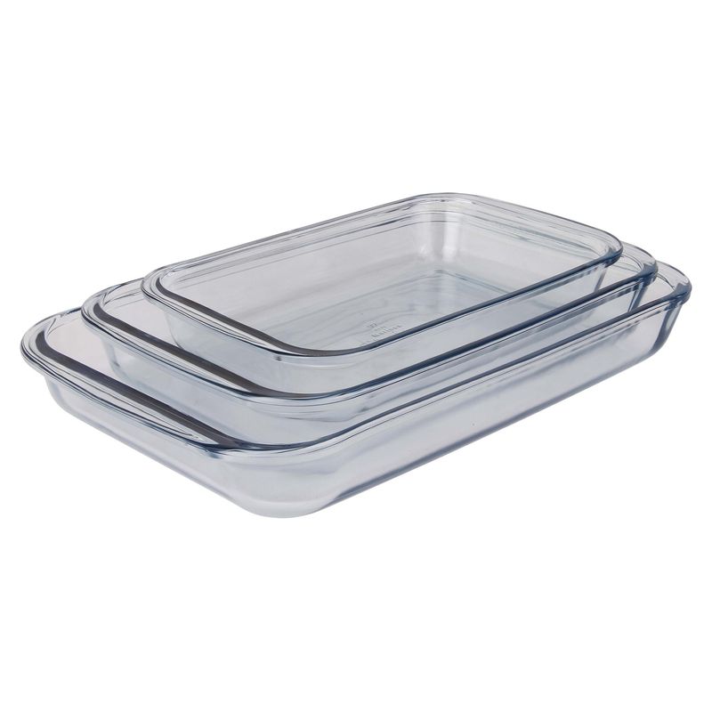 MARINEX - Set de 3 asaderas rectangulares