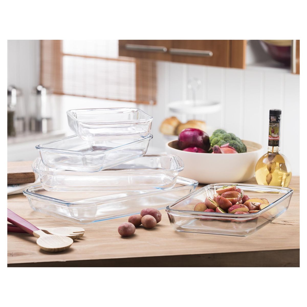 MARINEX - Set de 3 asaderas rectangulares