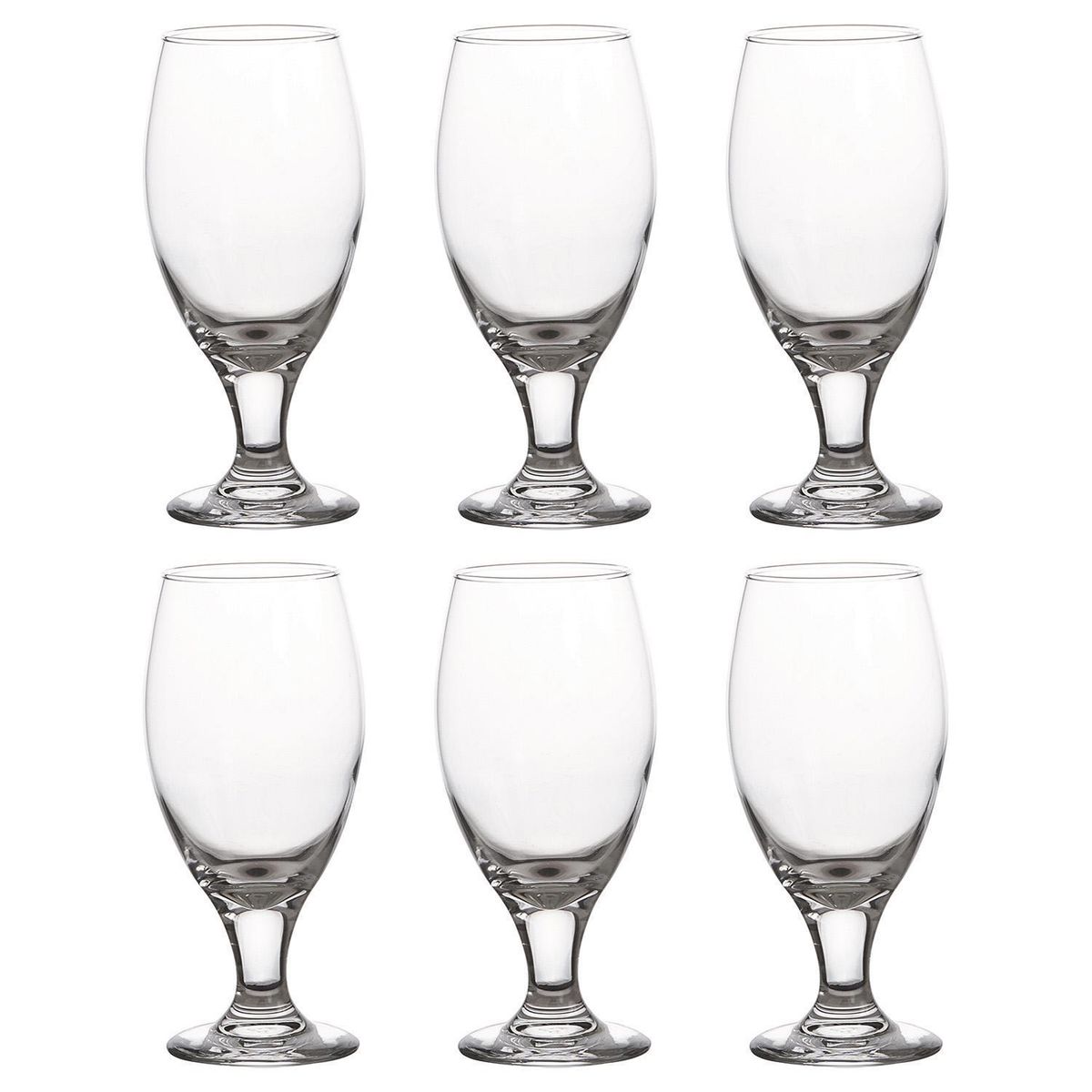LIBBEY - Set de Copas Cerveza Libbey 436 ml 6 Unidades Clásicas