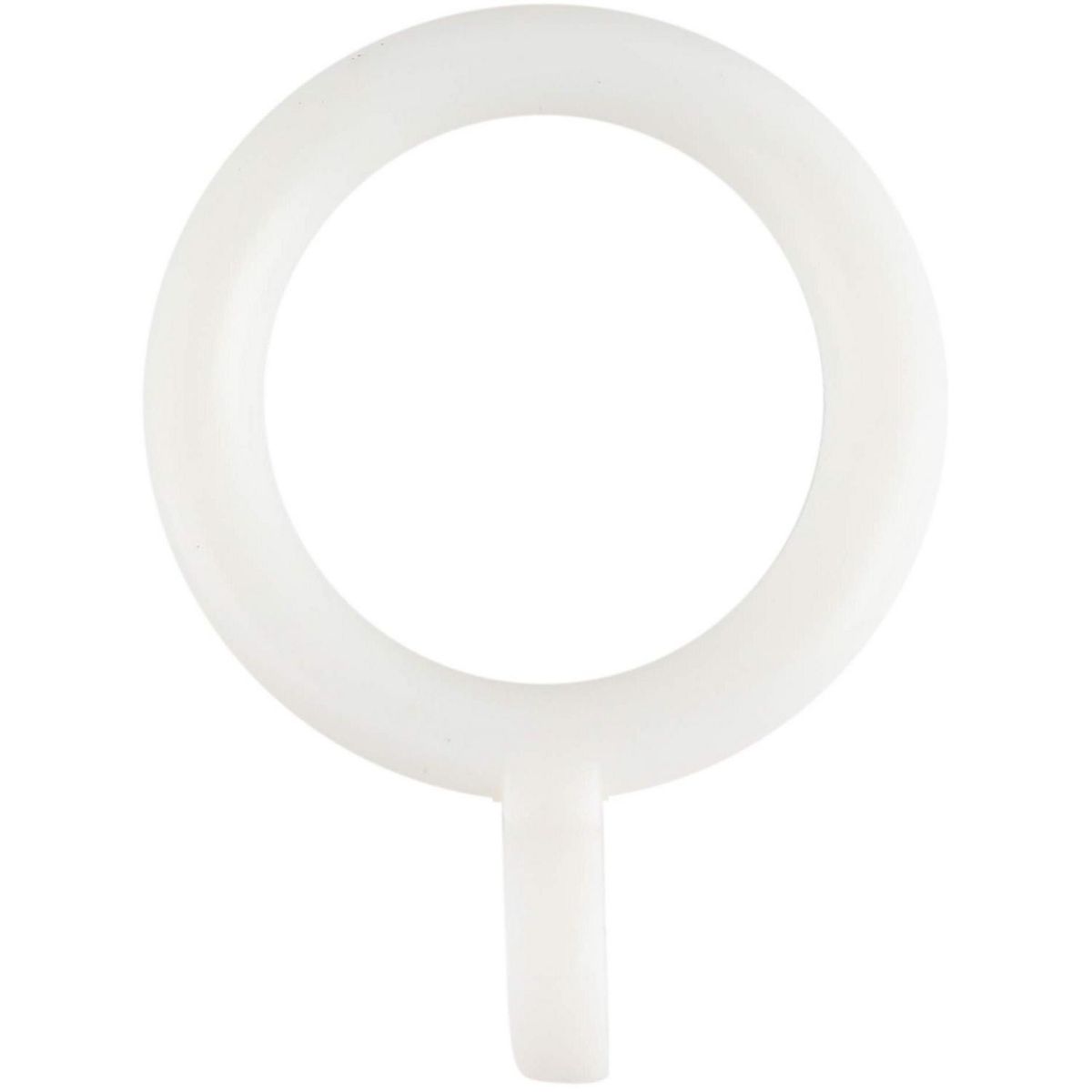 DECOROD - Set de argollas para cortina 10 unidades blanco