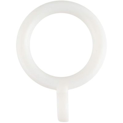 Imagen 2 del producto Set De Argollas Para Cortina 10 Unidades Blanco