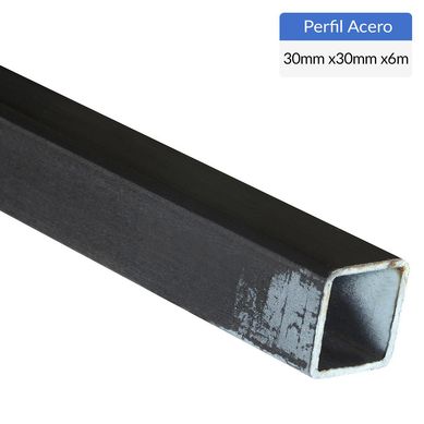 Perfil Cuadrado Acero 30x2 mm 6 m