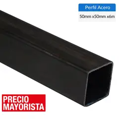 GENERICO - Perfil Cuadrado Acero 50x50x3 mm 6 m