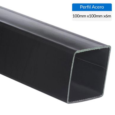Perfil Cuadrado Acero 100x3 mm 6 m