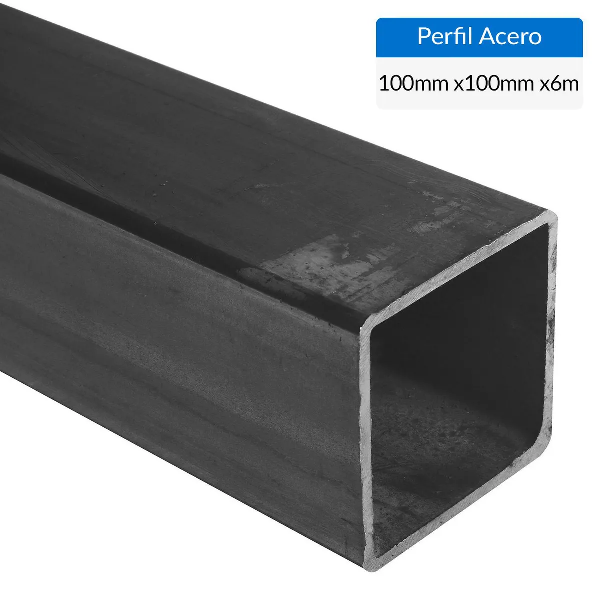 GENERICO - Perfil Cuadrado Acero 100x100x4 mm 6 m