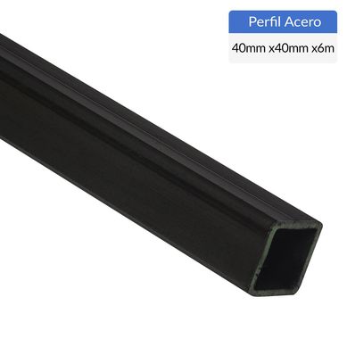 Perfil Cuadrado Acero 40x3 mm 6 m