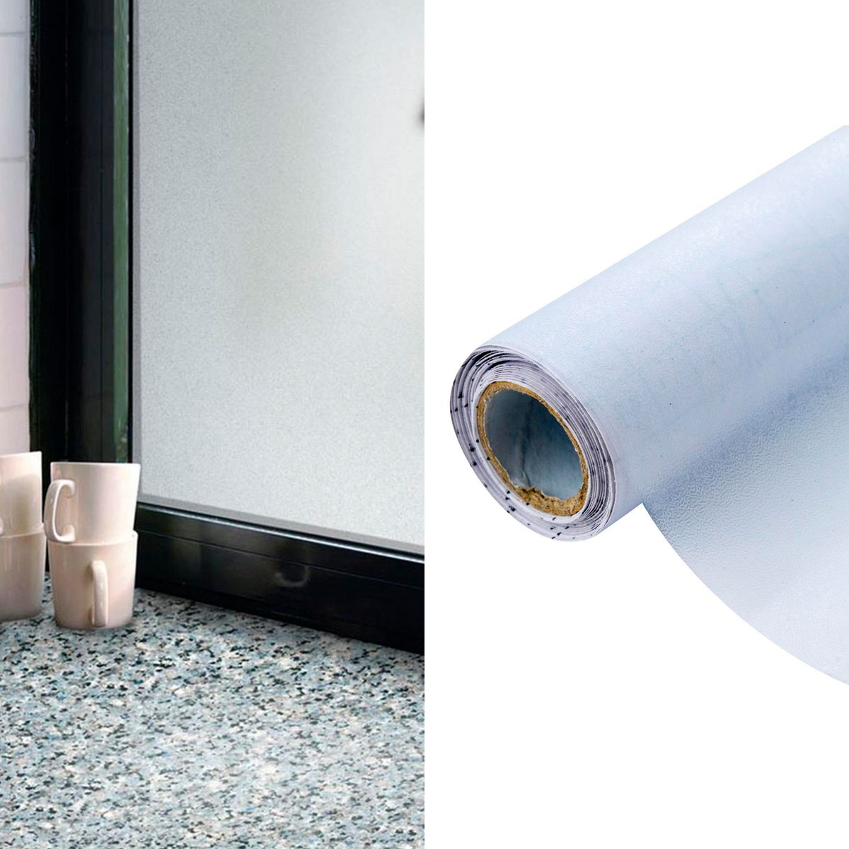 MURESCO - Papel Mural Pvc Adhesivo Transparente Esfumado 90cm2