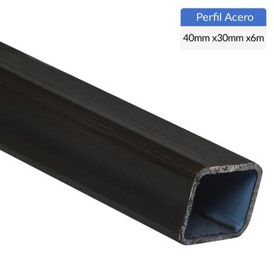 Perfil Rectangular Acero 40x2 mm 6 m