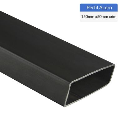 Perfil Rectangular Acero 150x3 mm 6 m