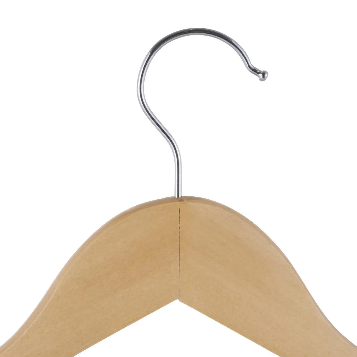 JUST HOME COLLECTION - Colgador de ropa con clips madera