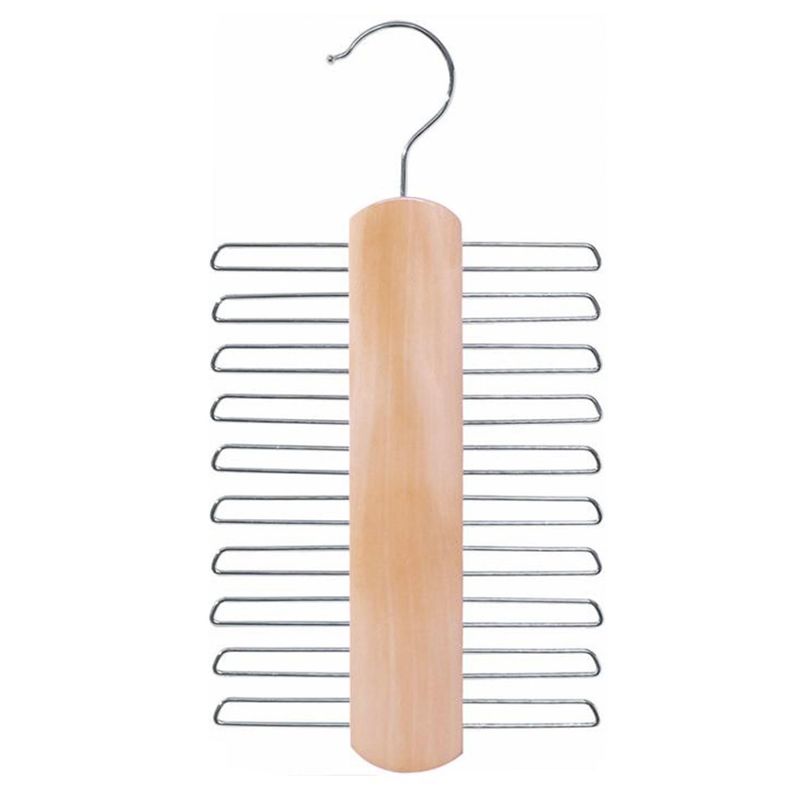 JUST HOME COLLECTION - Colgador para Corbatas Madera Natural