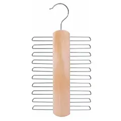 JUST HOME COLLECTION - Colgador para Corbatas Madera Natural